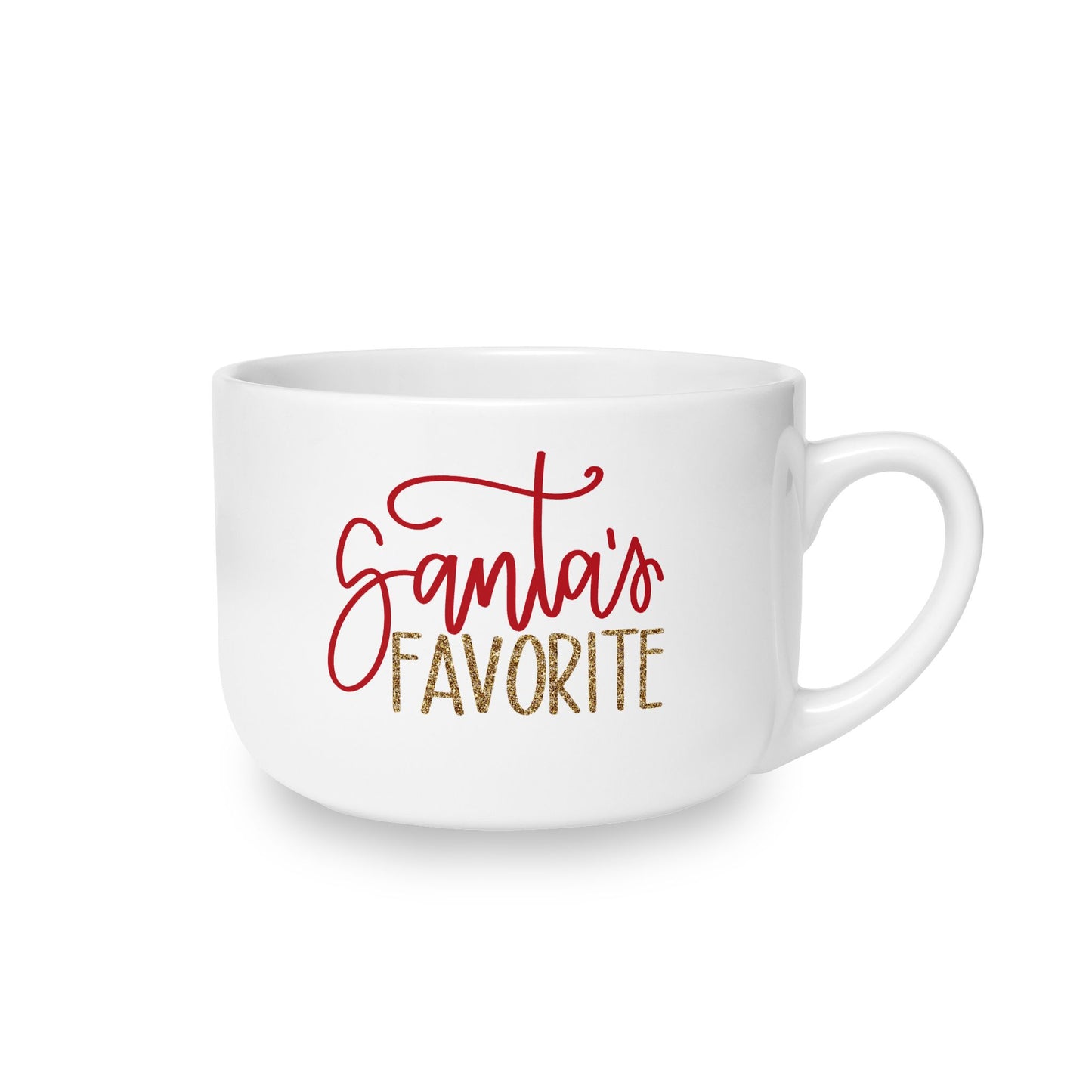 Santa’s Favorite 25oz Ceramic Latte Mug