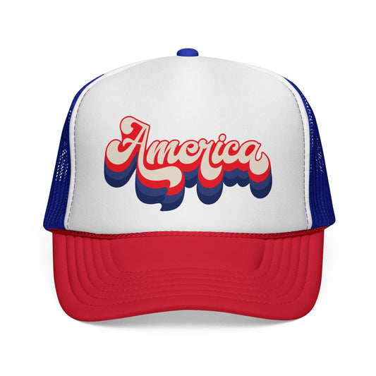Retro America Foam Trucker Cap