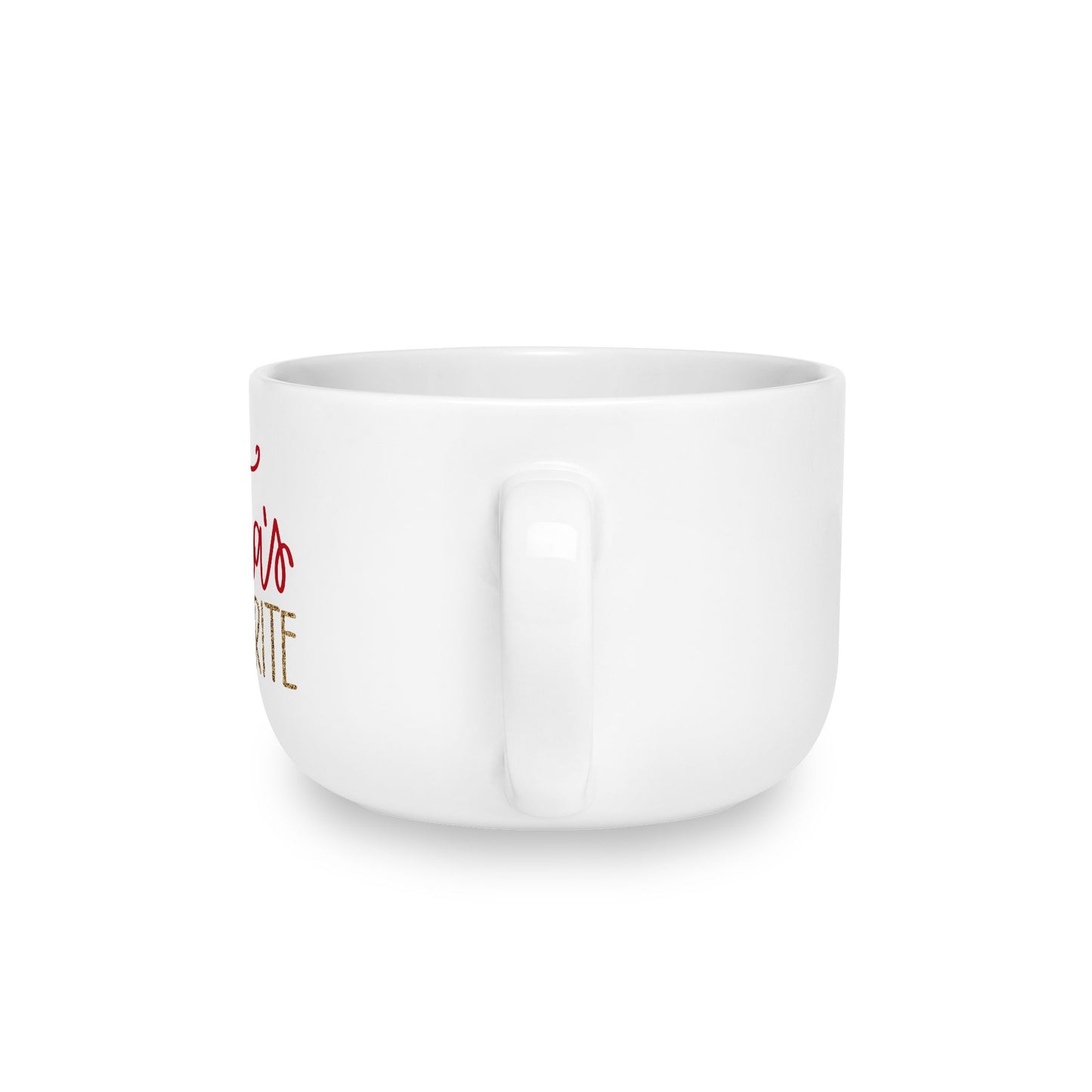 Santa’s Favorite 25oz Ceramic Latte Mug