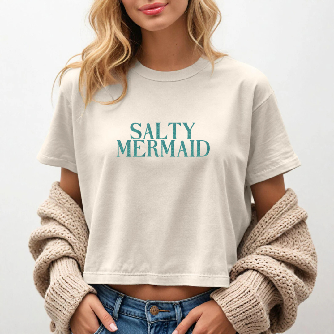 Salty Mermaid Boxy Tee