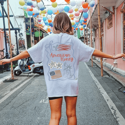 American Honey Back Print T-shirt