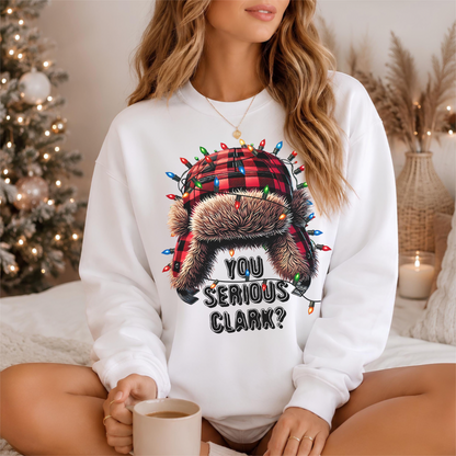 You Serious Clark Unisex Crewneck Sweatshirt
