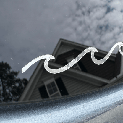 Custom Beach Wave Vinyl Decal