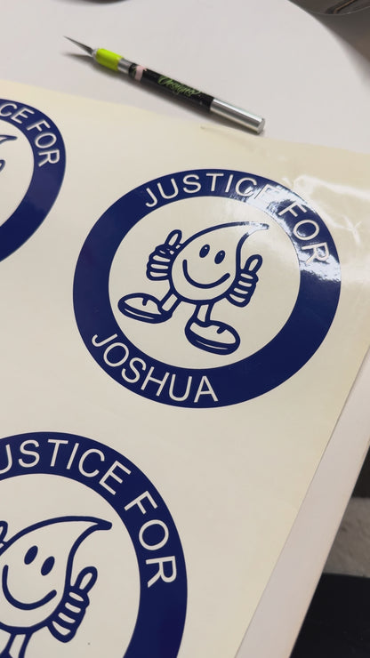 Justice for Joshua | Memorial Awareness Vinyl Decal